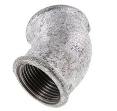 Rp 1'' Zinc plated Cast iron 45 deg Elbow Fitting 25 Bar