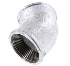Rp 2'' Zinc plated Cast iron 45 deg Elbow Fitting 25 Bar