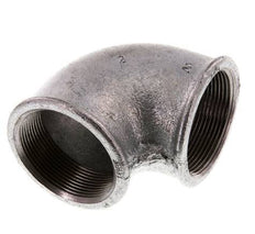 Rp 2'' Zinc plated Cast iron 90 deg Elbow Fitting 25 Bar