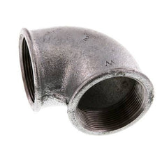 Rp 2'' Zinc plated Cast iron 90 deg Elbow Fitting 25 Bar