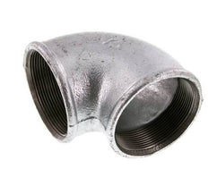 Rp 2 1/2'' Zinc plated Cast iron 90 deg Elbow Fitting 25 Bar