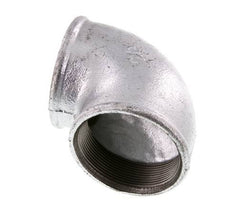 Rp 2 1/2'' Zinc plated Cast iron 90 deg Elbow Fitting 25 Bar