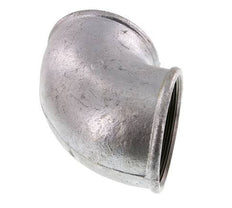 Rp 3'' Zinc plated Cast iron 90 deg Elbow Fitting 25 Bar