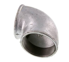 Rp 3'' Zinc plated Cast iron 90 deg Elbow Fitting 25 Bar