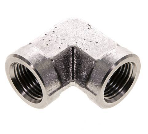 1/2'' NPT Stainless steel 90 deg Elbow Fitting 210 Bar - Hydraulic