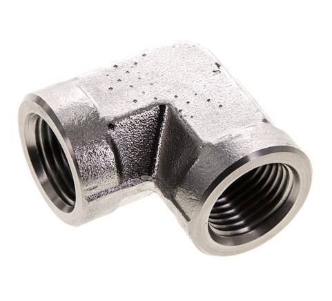 1/2'' NPT Stainless steel 90 deg Elbow Fitting 210 Bar - Hydraulic