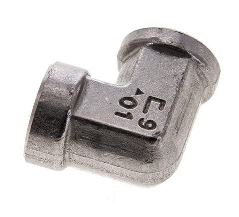 1/4'' NPT Stainless steel 90 deg Elbow Fitting 275 Bar - Hydraulic