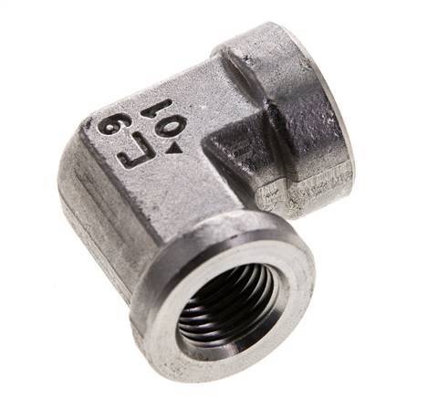 1/4'' NPT Stainless steel 90 deg Elbow Fitting 275 Bar - Hydraulic