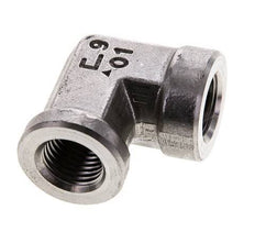1/4'' NPT Stainless steel 90 deg Elbow Fitting 275 Bar - Hydraulic