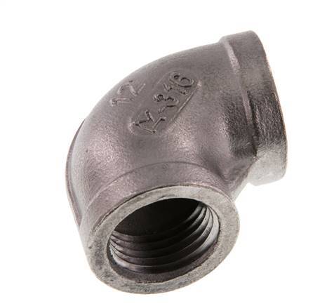 1/2'' NPT Stainless steel 90 deg Elbow Fitting 16 Bar