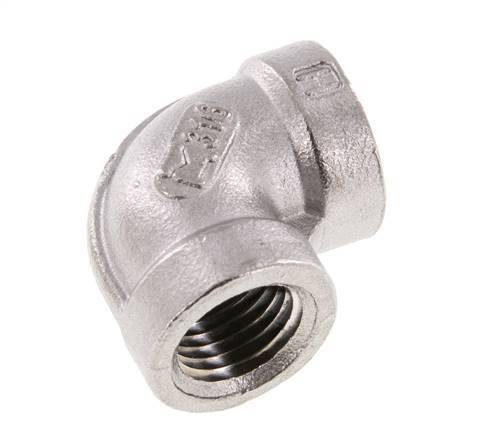 1/4'' NPT Stainless steel 90 deg Elbow Fitting 16 Bar [2 Pieces]
