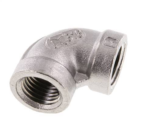 1/4'' NPT Stainless steel 90 deg Elbow Fitting 16 Bar [2 Pieces]