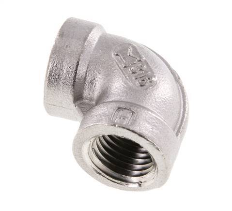 1/4'' NPT Stainless steel 90 deg Elbow Fitting 16 Bar [2 Pieces]
