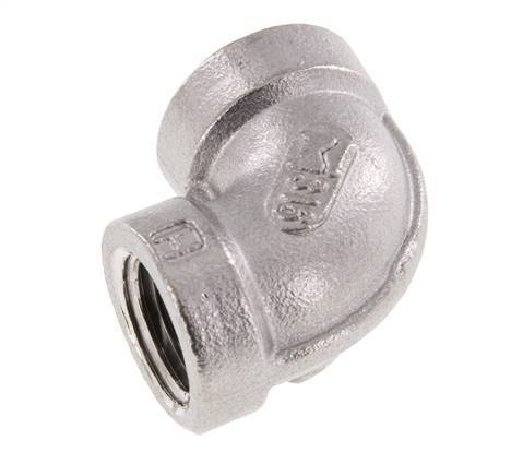 1/4'' NPT Stainless steel 90 deg Elbow Fitting 16 Bar [2 Pieces]