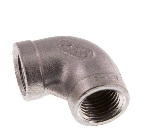 Rp 1/4'' Stainless steel 90 deg Elbow Fitting 10 Bar [5 Pieces]