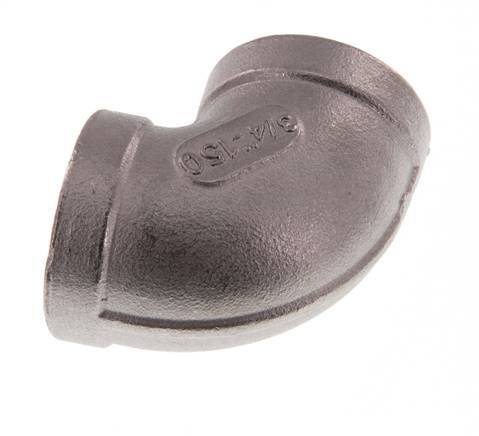 Rp 3/4'' Stainless steel 90 deg Elbow Fitting 16 Bar