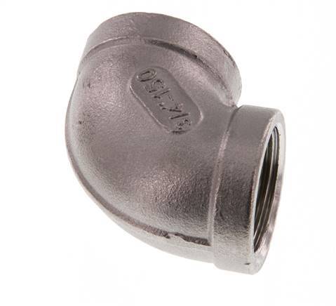 Rp 3/4'' Stainless steel 90 deg Elbow Fitting 16 Bar