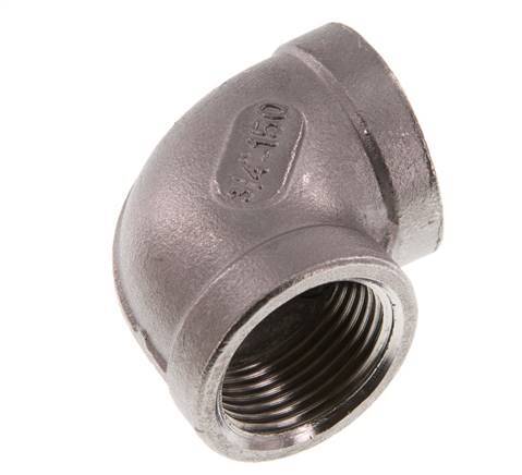 Rp 3/4'' Stainless steel 90 deg Elbow Fitting 16 Bar