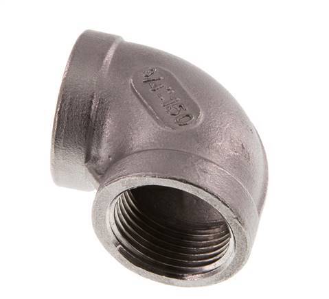 Rp 3/4'' Stainless steel 90 deg Elbow Fitting 16 Bar