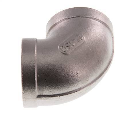 1'' NPT Stainless steel 90 deg Elbow Fitting 16 Bar