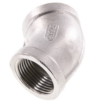 Rp 1'' Stainless steel 45 deg Elbow Fitting 16 Bar