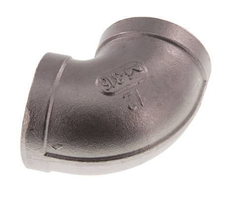 Rp 1'' Stainless steel 90 deg Elbow Fitting 16 Bar