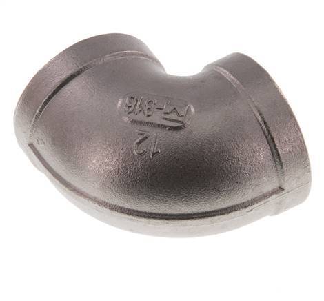 Rp 1'' Stainless steel 90 deg Elbow Fitting 16 Bar