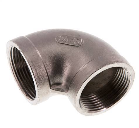 1 1/4'' NPT Stainless steel 90 deg Elbow Fitting 16 Bar