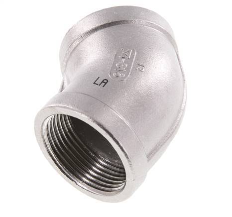 Rp 1 1/4'' Stainless steel 45 deg Elbow Fitting 16 Bar