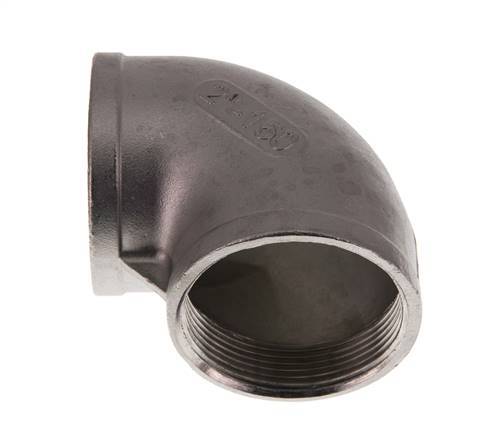 Rp 2'' Stainless steel 90 deg Elbow Fitting 10 Bar