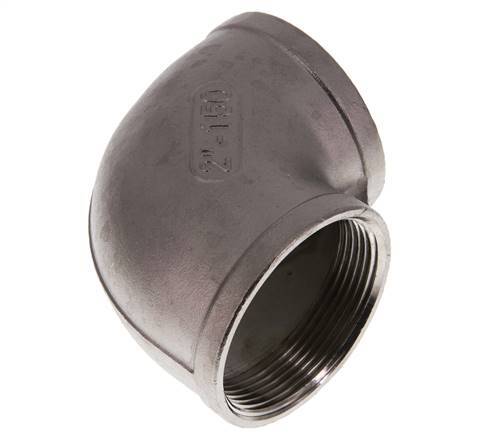 Rp 2'' Stainless steel 90 deg Elbow Fitting 10 Bar
