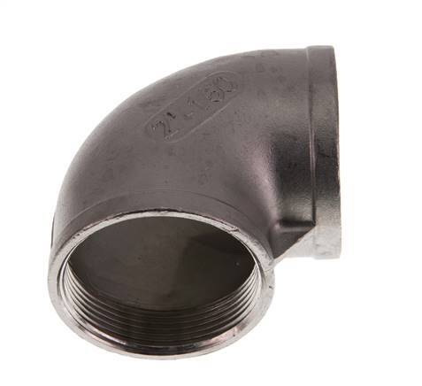 Rp 2'' Stainless steel 90 deg Elbow Fitting 10 Bar
