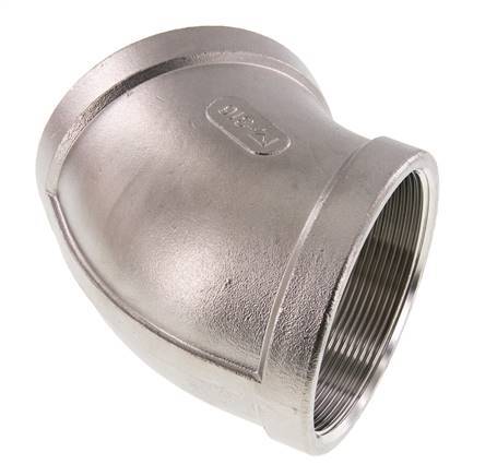 Rp 3'' Stainless steel 45 deg Elbow Fitting 16 Bar