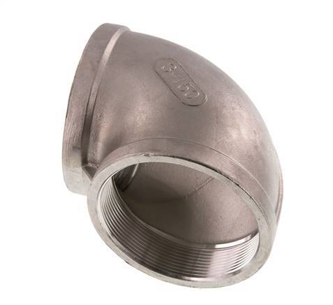 Rp 3'' Stainless steel 90 deg Elbow Fitting 16 Bar
