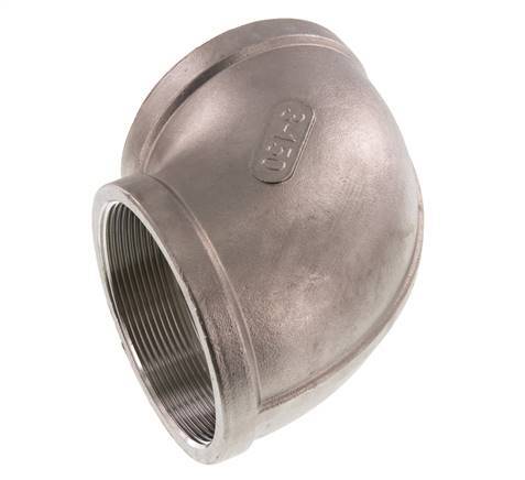 Rp 3'' Stainless steel 90 deg Elbow Fitting 16 Bar