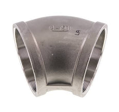 Rp 4'' Stainless steel 45 deg Elbow Fitting 16 Bar