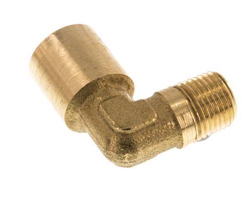 G 1/8'' x R 1/8'' F/M Brass 90 deg Elbow Fitting 16 Bar [5 Pieces]