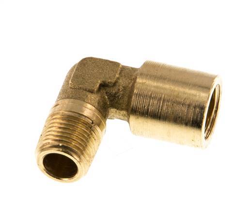 G 1/8'' x R 1/8'' F/M Brass 90 deg Elbow Fitting 16 Bar [5 Pieces]