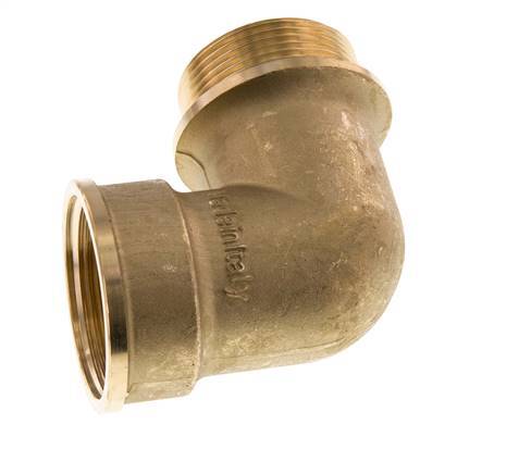 G 1 1/2'' F/M Brass 90 deg Elbow Fitting 16 Bar