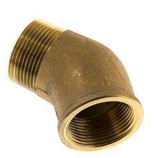 Rp 1 1/4'' x R 1 1/4'' F/M Brass 45 deg Elbow Fitting 16 Bar