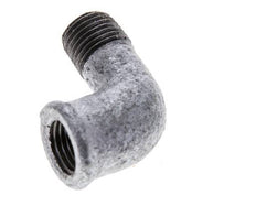 Rp 1/4'' x R 1/4'' F/M Zinc plated Cast iron 90 deg Elbow Fitting 25 Bar [5 Pieces]