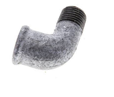 Rp 1/4'' x R 1/4'' F/M Zinc plated Cast iron 90 deg Elbow Fitting 25 Bar [5 Pieces]