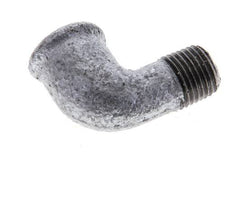 Rp 1/4'' x R 1/4'' F/M Zinc plated Cast iron 90 deg Elbow Fitting 25 Bar [5 Pieces]