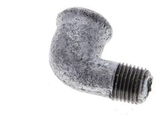 Rp 1/4'' x R 1/4'' F/M Zinc plated Cast iron 90 deg Elbow Fitting 25 Bar [5 Pieces]