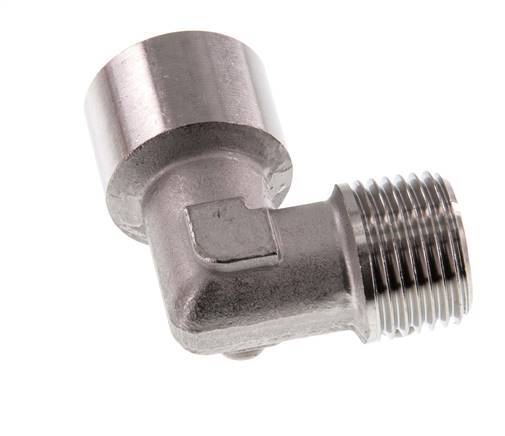 G 1/2'' x R 1/2'' F/M Stainless steel 90 deg Elbow Fitting 150 Bar