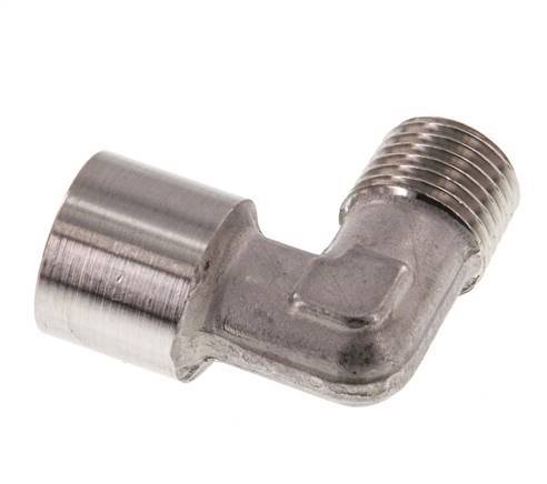 G 1/4'' x R 1/4'' F/M Stainless steel 90 deg Elbow Fitting 150 Bar