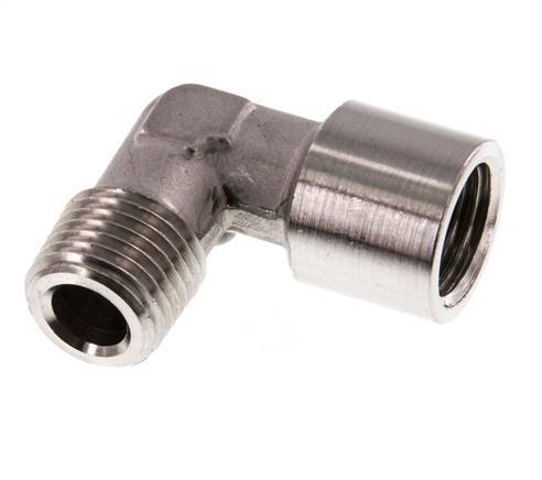 G 1/4'' x R 1/4'' F/M Stainless steel 90 deg Elbow Fitting 150 Bar