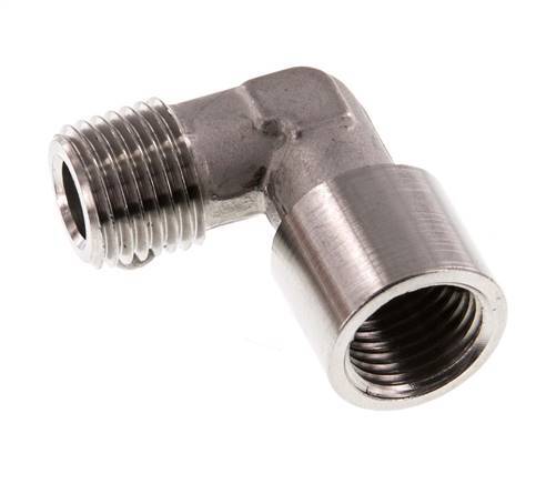 G 1/4'' x R 1/4'' F/M Stainless steel 90 deg Elbow Fitting 150 Bar