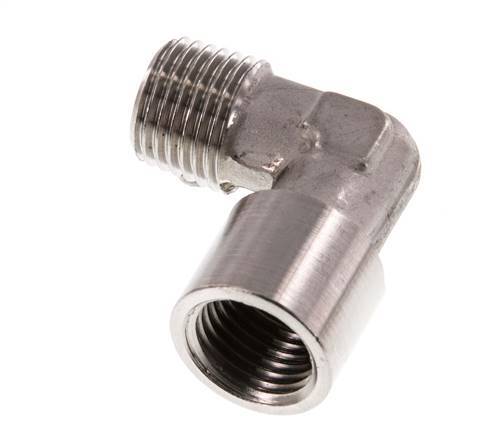 G 1/4'' x R 1/4'' F/M Stainless steel 90 deg Elbow Fitting 150 Bar