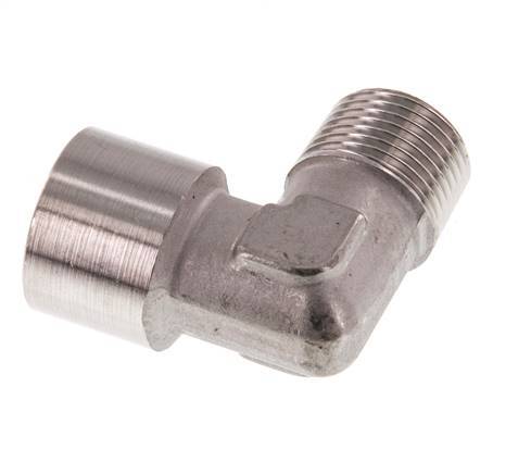 G 3/8'' x R 3/8'' F/M Stainless steel 90 deg Elbow Fitting 150 Bar